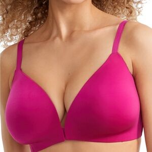 NEW Bare The Wire-Free Front-Close Bra Festival Fuchsia size 30B